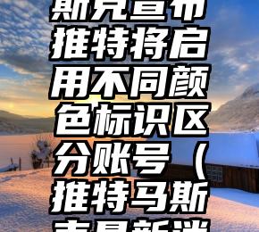 法媒：马斯克宣布推特将启用不同颜色标识区分账号（推特马斯克最新消息）