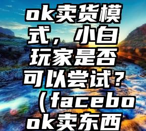 Facebook卖货模式，小白玩家是否可以尝试？（facebook卖东西怎么发货）