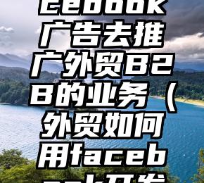 如何用Facebook广告去推广外贸B2B的业务（外贸如何用facebook开发客户）