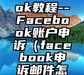 Facebook教程--Facebook账户申诉（facebook申诉邮件怎么写）