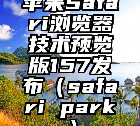 苹果Safari浏览器技术预览版157发布（safari park）