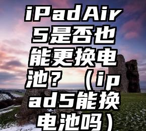iPadAir5是否也能更换电池？（ipad5能换电池吗）