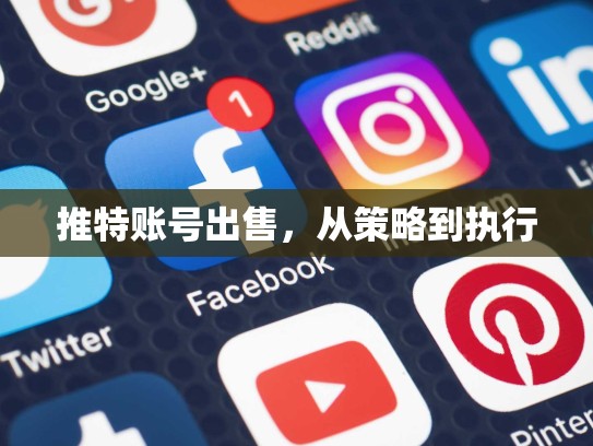 推特账号出售，从策略到执行