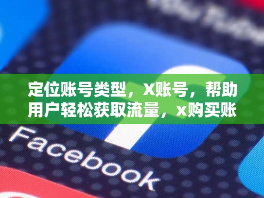 定位账号类型，X账号，帮助用户轻松获取流量，x购买账号后怎么登录