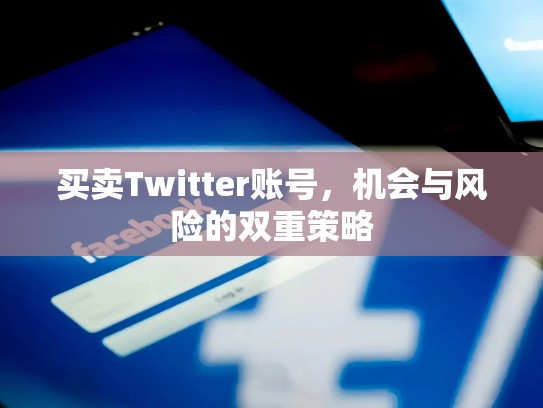 买卖Twitter账号，机会与风险的双重策略