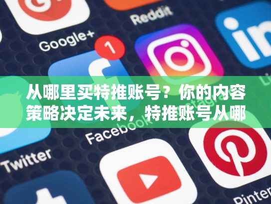 从哪里买特推账号？你的内容策略决定未来，特推账号从哪里可以买东西