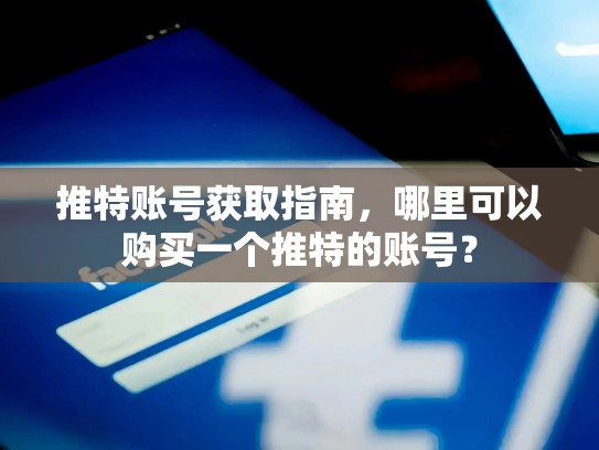 推特账号获取指南，哪里可以购买一个推特的账号？