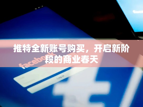 推特全新账号购买，开启新阶段的商业春天