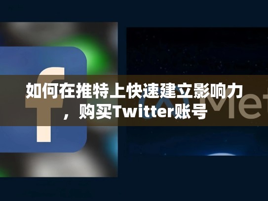如何在推特上快速建立影响力，购买Twitter账号