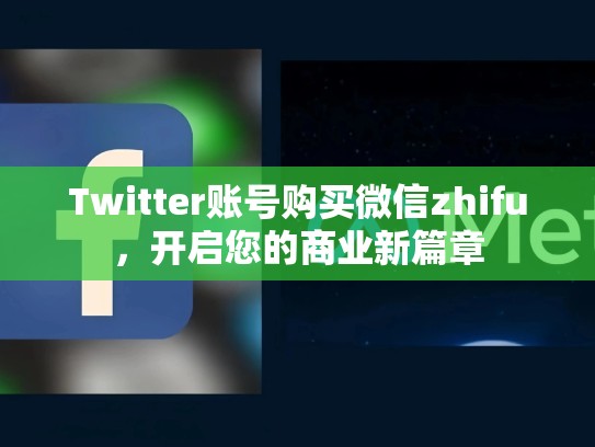 Twitter账号购买微信zhifu，开启您的商业新篇章