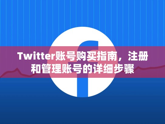 Twitter账号购买指南，注册和管理账号的详细步骤