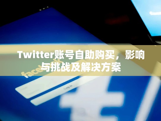 Twitter账号自助购买，影响与挑战及解决方案