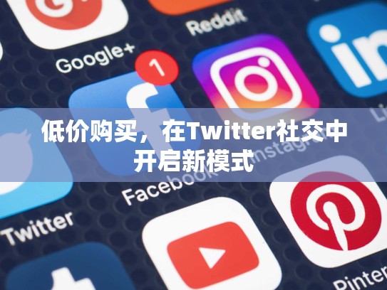 低价购买，在Twitter社交中开启新模式