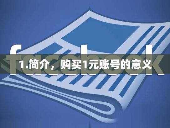 1.简介，购买1元账号的意义