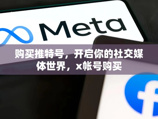 购买推特号，开启你的社交媒体世界，x帐号购买