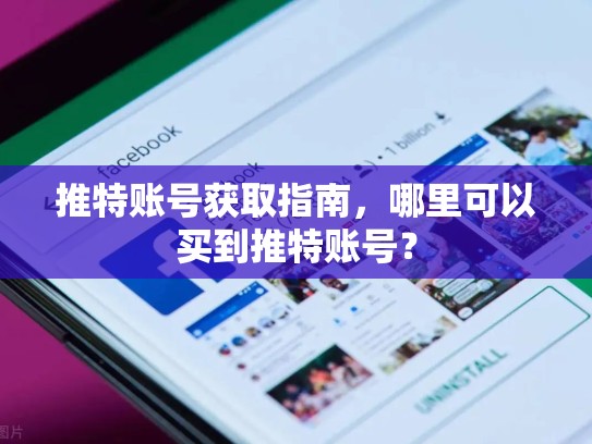 推特账号获取指南，哪里可以买到推特账号？