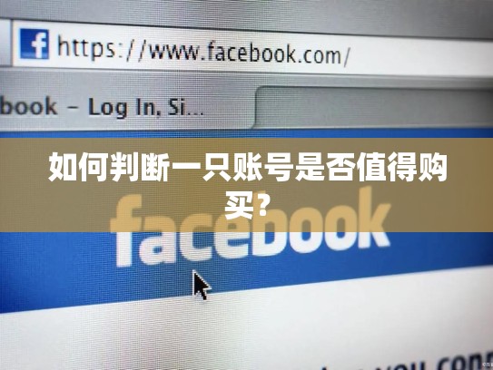 如何判断一只账号是否值得购买？