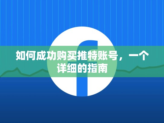 如何成功购买推特账号,一个详细的指南