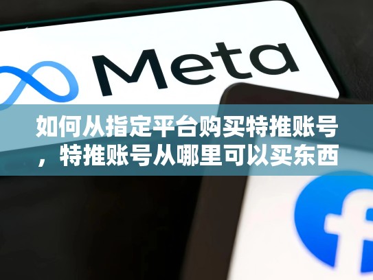 如何从指定平台购买特推账号，特推账号从哪里可以买东西