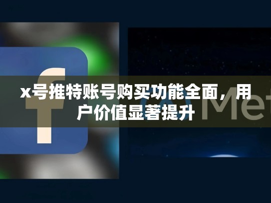 x号推特账号购买功能全面，用户价值显著提升