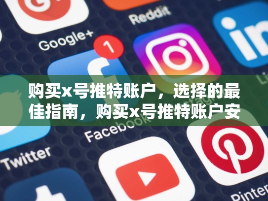 购买x号推特账户，选择的最佳指南，购买x号推特账户安全吗