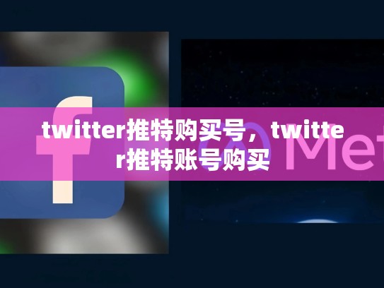 twitter推特购买号，twitter推特账号购买