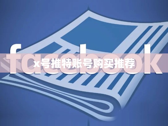 x号推特账号购买推荐