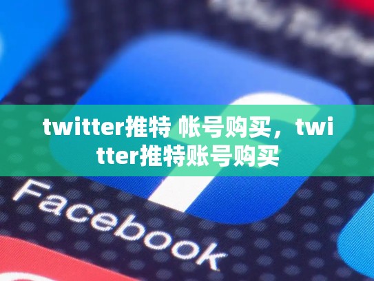twitter推特 帐号购买，twitter推特账号购买