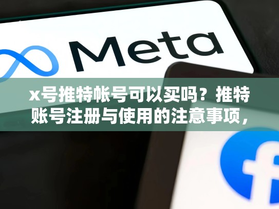 x号推特帐号可以买吗？推特账号注册与使用的注意事项，x号推特帐号可以买吗安全吗