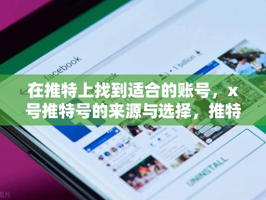 在推特上找到适合的账号，x号推特号的来源与选择，推特 买号