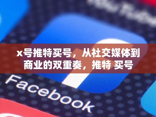 x号推特买号,从社交媒体到商业的双重奏,推特 买号