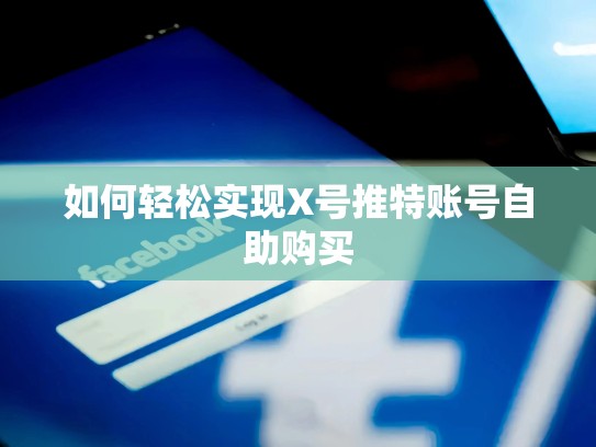 如何轻松实现X号推特账号自助购买