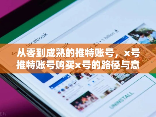 从零到成熟的推特账号，x号推特账号购买x号的路径与意义