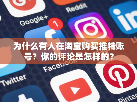为什么有人在淘宝购买推特账号?你的评论是怎样的?