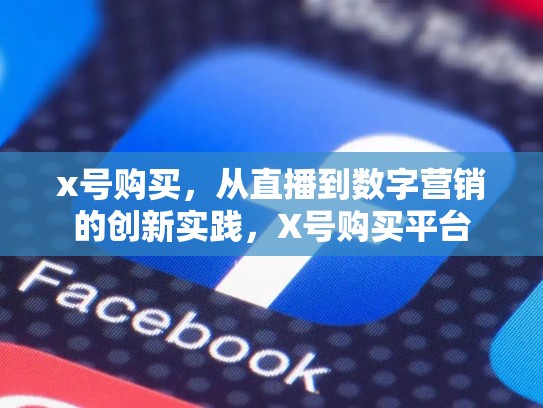 x号购买，从直播到数字营销的创新实践，X号购买平台