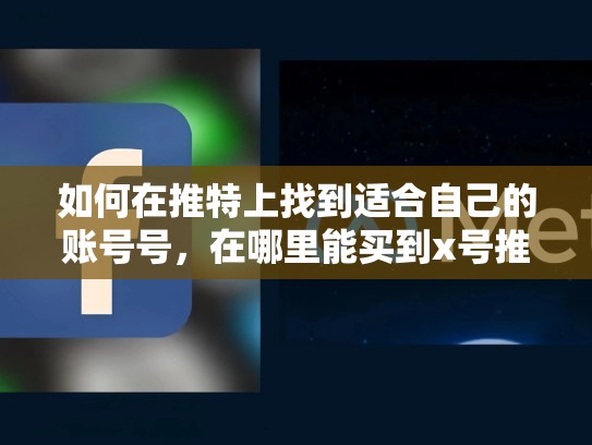 如何在推特上找到适合自己的账号号，在哪里能买到x号推特号呢