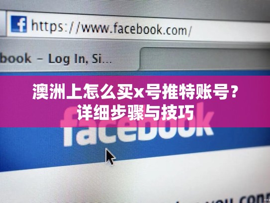 澳洲上怎么买x号推特账号？详细步骤与技巧