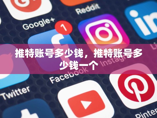 推特账号多少钱，推特账号多少钱一个