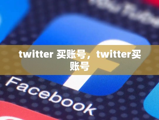 twitter 买账号，twitter买账号