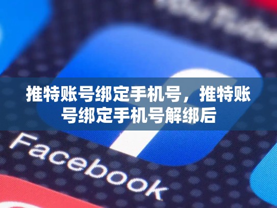 推特账号绑定手机号，推特账号绑定手机号解绑后