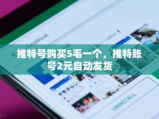推特号购买5毛一个，推特账号2元自动发货