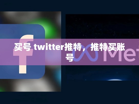 买号 twitter推特，推特买账号