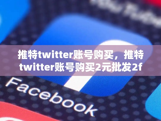 推特twitter账号购买，推特twitter账号购买2元批发2fa