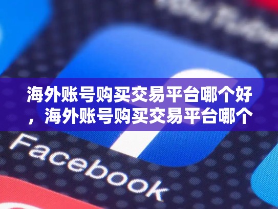 海外账号购买交易平台哪个好，海外账号购买交易平台哪个好用