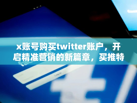 x账号购买twitter账户，开启精准营销的新篇章，买推特账户