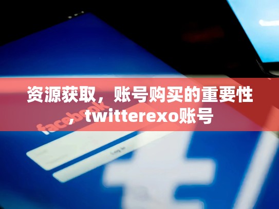 资源获取，账号购买的重要性，twitterexo账号