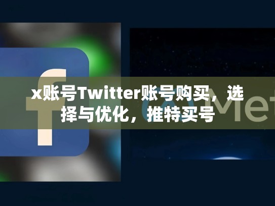 x账号Twitter账号购买，选择与优化，推特买号