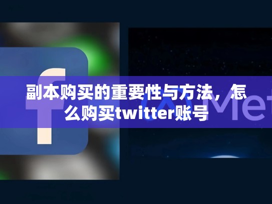 副本购买的重要性与方法，怎么购买twitter账号