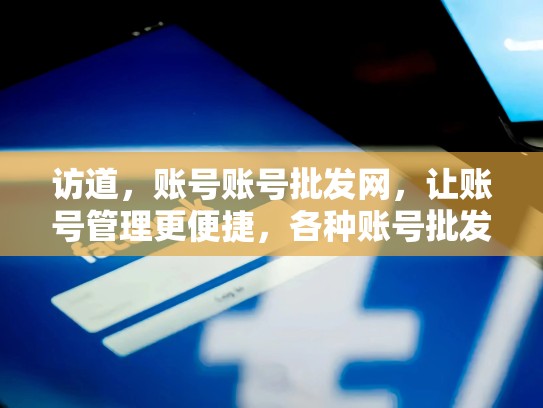 访道，账号账号批发网，让账号管理更便捷，各种账号批发平台