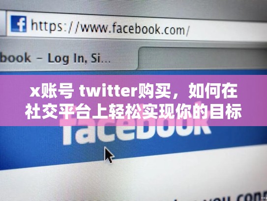 x账号 twitter购买，如何在社交平台上轻松实现你的目标？